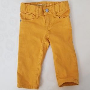 Baby gap mustard jeans